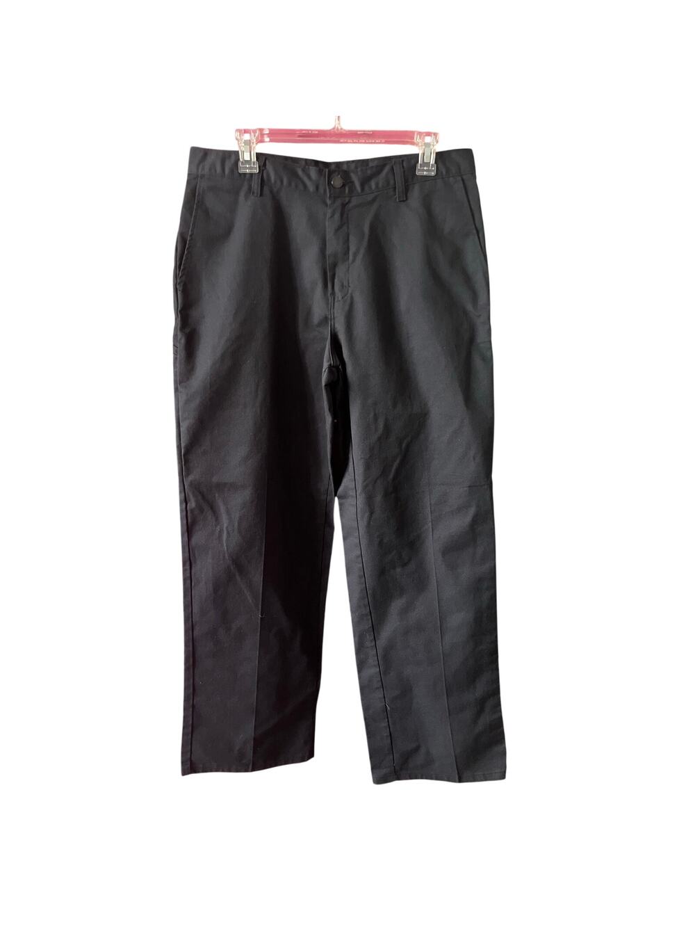 Dickies Black Work Pants 35x31 Straight Fit Utility Durable Casual Modern